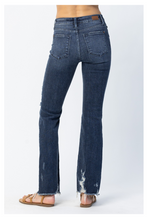 Load image into Gallery viewer, Judy Blue Curvy Slim Bootcut with Distressing
