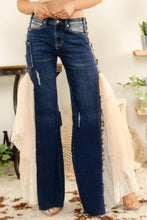 Load image into Gallery viewer, You Fancy Denim &amp; Lace Jeans
