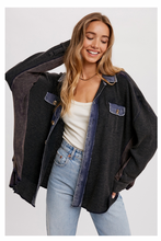 Load image into Gallery viewer, The Blues Shacket
