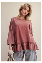 Load image into Gallery viewer, Earthy Ruffled Top
