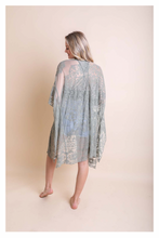 Load image into Gallery viewer, Floral Mesh Kimono
