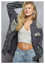 Load image into Gallery viewer, Paint Splatter Double Gauze Shacket
