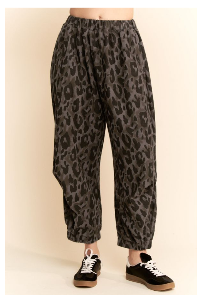 Leopard Harem Jogger