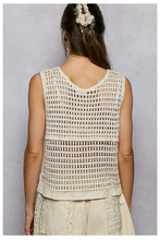 Load image into Gallery viewer, Embellished Crochet Dream Vest
