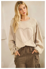 Load image into Gallery viewer, Studded Heart Top
