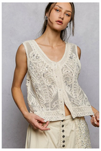 Load image into Gallery viewer, Embellished Crochet Dream Vest
