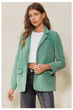 Load image into Gallery viewer, Curvy Jade Blazer
