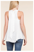 Load image into Gallery viewer, Tie It Up Satin Blouse
