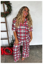 Load image into Gallery viewer, Holiday Luxe Plaid PJ Set
