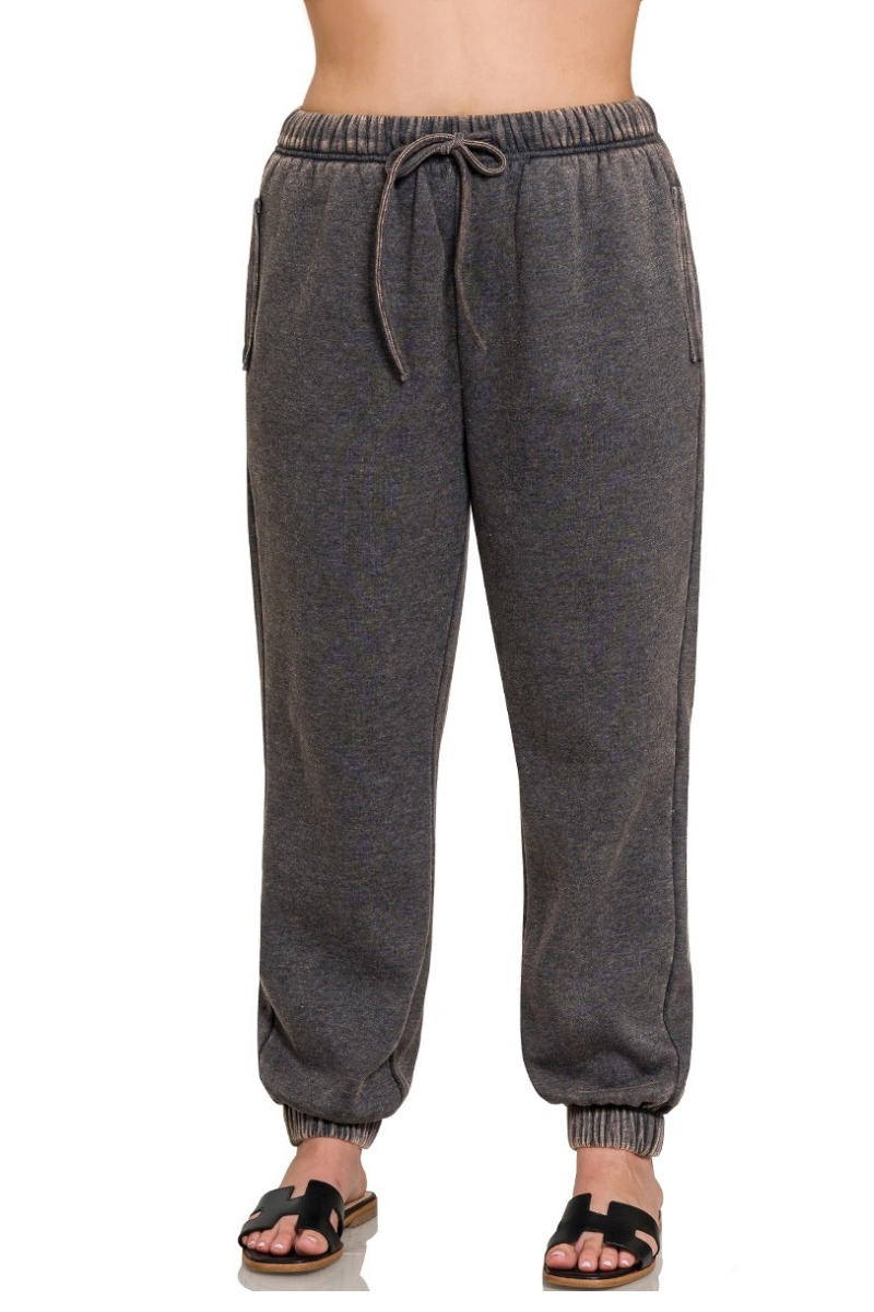 Washed Black Jogger