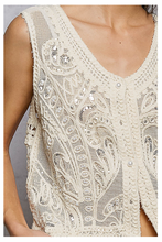 Load image into Gallery viewer, Embellished Crochet Dream Vest
