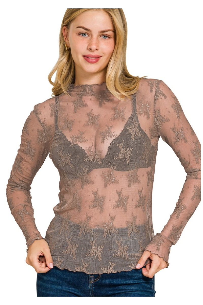 Cocoa Lace Layering