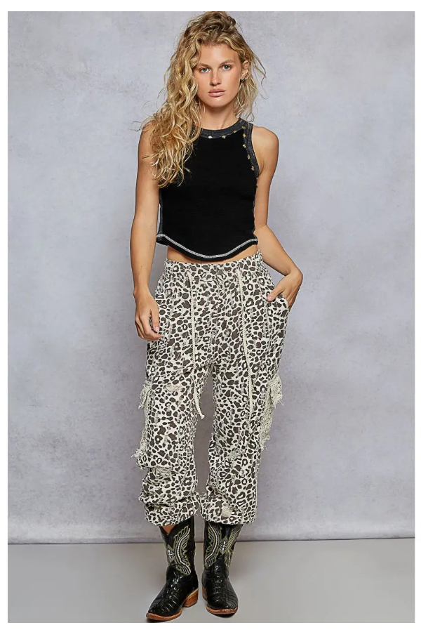 Coco Leopard Jogger