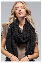 Load image into Gallery viewer, Open Knit Oblong Scarf
