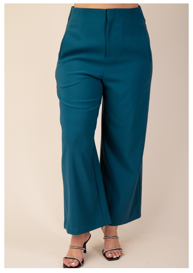 Curvy Teal-tini Dress Pant 2X Curvy Teal-tini Dress Pant 2X