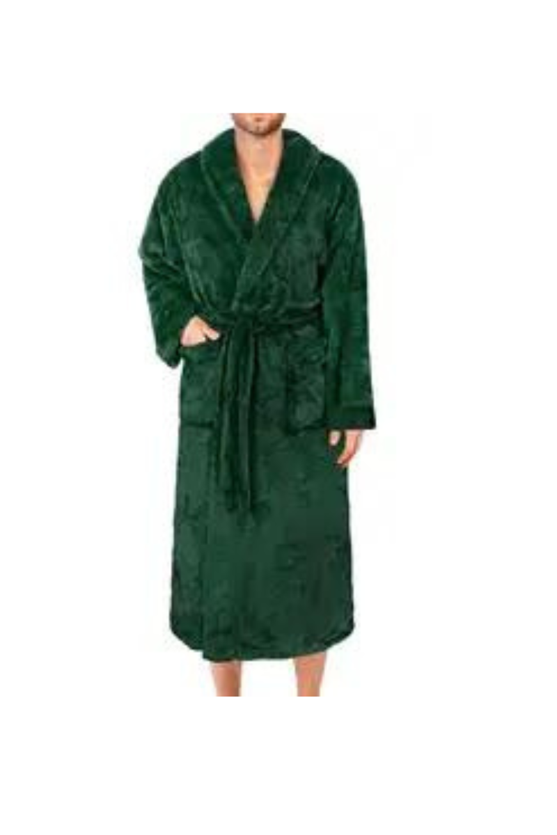 Green Plush Robe