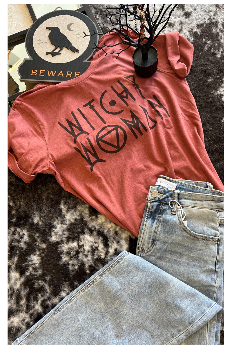 Witchy Woman Tee Heathered Spice