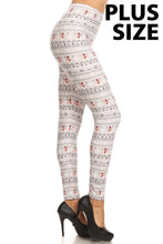 Load image into Gallery viewer, Curvy Snowman Soft Legging
