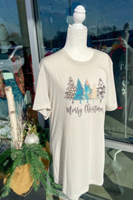 Load image into Gallery viewer, Merry Christmas Leopard Tree Tee
