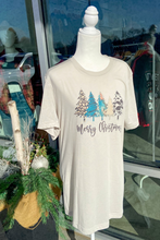 Load image into Gallery viewer, Merry Christmas Leopard Tree Tee
