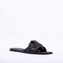Load image into Gallery viewer, Black Jelly Slide Sandal
