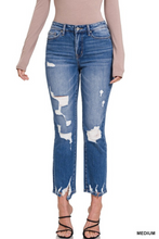 Load image into Gallery viewer, Zenana Distressed Straight Jeans
