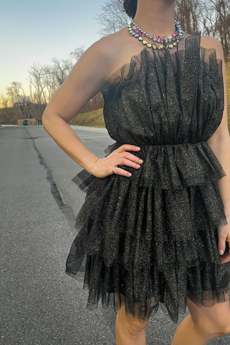 Ballerina Tulle Layered Cocktail Dress