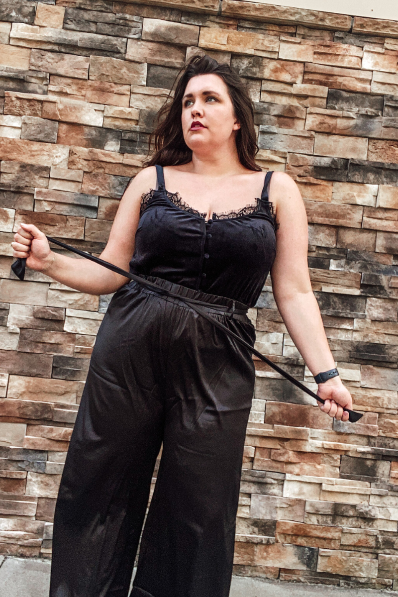 Curvy wide leg sales pants